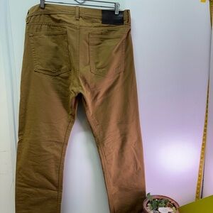 Naked & Famous Denim Slim Fit Jeans in Brown